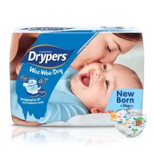 Drypers Wee Wee Dry Baby Nappies -New Born