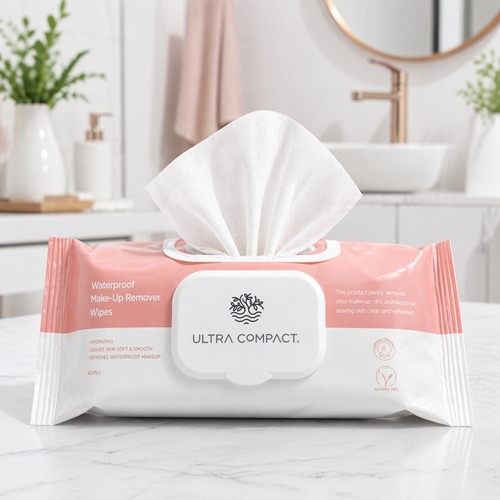 Ultra Compact MakeUp Remover Wet Wipes - TrueHome Essentials